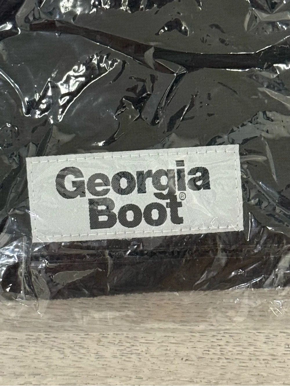 Georgia Boot Black Cuffed Knit Beanie